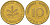 ФРГ 10 ПФЕННИГОВ 1985 F KM 108, J. 383 сталь плакированная латунью 4182-942