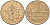 Франция 10 франков 1976 тип Матье KM 940, Le Franc 365.7-8 никель латунь 111-945
