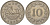 Мальта 10 центов 1972 баржа Великого магистра KM 11 медно-никель 82-624