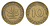 ФРГ 10 пфеннигов 1950 J KM 108, J. 383 сталь плакированная латунью 4630-1259
