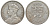 Фиджи 1 флорин 1934 Георг V (1910-1936), герб Фиджи KM 5 серебро 91-1236