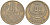 ТУНИС 100 ФРАНКОВ 1950 АН1370, MUHAMMAD al-AMIN BEY KM 276 медно-никель 4184-915