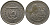 Кипр 25 милей 1981 KM 40 медно-никель 4567-711