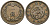 Япония 1 сен 1880 год 13, император Мицухито (Мэйдзи) (1867-1912) KM 17.2 медь 4511-412