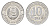 КНДР (Северная Корея) 10 чон 1959 без звезд на реверсе KM 3 алюминий UNC 4659-1123