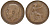 Великобритания 1 пенни 1911 Георг V (1910-1936) KM 810, Spink 4051 бронза 4165-714