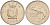 Мальта 10 центов 1998 золотая макрель KM 96 медно-никель 4588-247