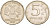 РОССИЯ 5 РУБЛЕЙ 1997 ММД KM 606 медь плакированная медно-никелем 4551-937