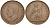 Великобритания 1 пенни 1944 Георг VI (1936-1952) KM 845, Spink 4114 бронза 4117-841