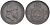 Бразилия 10 реалов (рейсов) 1869 Брюссель, Педро II KM 473 бронза     4529-436