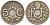 Франция 5 сантимов 1921 KM 875 медно-никель 4596-451