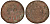 Россия деньга 1748 Елизавета (1741-1762) Биткин к 358 медь 51-3315