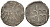 Польша 1 денарий 1393-1407 Владислав II (1138-1146), третья группа, без нижнего обреза короны, вес 0,3 гр. серебро 1517-434