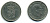 ДАНИЯ 1 КРОНА 1967 C; S, ФРЕДЕРИК IX (1947-1972) KM 851.1 медно-никель 56-447