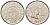 Филиппины 1 писо 2013 KM 269a сталь плакированная никелем aUNC 4620-521