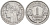 Франция 1 франк 1957 тип Морлон KM 885а.1 алюминий    4153-432