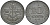 Нидерланды 10 центов 1942 Вильгельмина (1890-1948) KM 173 цинк 92-341