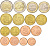 ФИНЛЯНДИЯ ЕВРОНАБОР ИЗ 8 МОНЕТ 2011 1, 2, 5, 10, 20, 50 ЕВРОЦЕНТОВ, 1 И 2 ЕВРО UNC 68-1031