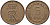 ДАНИЯ 5 ЭРЕ 1971 C; S, ФРЕДЕРИК IX (1947-1972) KM 848.1 бронза 4566-522