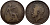 Великобритания 1 пенни 1917 Георг V (1910-1936) KM 810, Spink 4051 бронза 4385-332