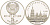 СССР 5 рублей 1988 Софийский собор в Киеве XI век KM 219 медно-никель PROOF 1081-1-41