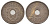 Дания 2 эре 1929 N, Кристиан X (1912-1947) KM 827 бронза 4701-748