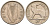 Ирландия 3 пенса 1968 заяц KM 12а медно-никель 92-242