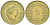 ШВЕЙЦАРИЯ 5 РАППЕНОВ 1986 В KM 26с алюминий латунь 4549-348