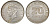Британская Малайя 20 центов 1939 Георг VI (1937-1952) KM 5 серебро 53-425