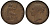 Великобритания 1 пенни 1857 Виктория (1837-1901) KM 739, Spink 3948 медь 1523-1332
