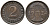 ГЕРМАНИЯ 2 РЕЙХСПФЕННИГА 1924 A KM 38, J. 314 бронза 24-716