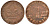 ФРГ 1 пфенниг 1950 F KM 105, J.380 сталь плакированная медью 4174-443