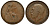 Великобритания 1 пенни 1915 Георг V (1910-1936) KM 810, Spink 4051 бронза 1518-145