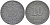 ГЕРМАНИЯ 10 ПФЕННИГОВ 1917 KM 26, J. 299 цинк 175-227