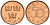 Швеция 50 эре 2008 Карл XVI Густав (1973- ) KM 878 бронза 4580-266