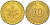 ФРГ 10 ПФЕННИГОВ 1985 D KM 108, J. 383 сталь плакированная латунью 4182-941
