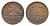 Швейцария 2 раппена 1920 B, редкий год KM 4 бронза 1518-814