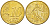 Франция 10 евроцентов 2009 KM 1410 латунь 216-1154