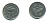 Малайзия 20 сенов 2008 цветок KM 52 медно-никель 3999-642