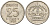 Швеция 25 эре 1959 TS, Густав VI Адольф (1950-1973) KM 824 серебро 4147-1066