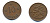 Финляндия 10 пенни 1935 республика (1918-1962) KM 24 медь 51-5456