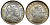 Гонконг 10 центов 1902 Эдуард VII (1901-1910) KM 13 серебро UNC 91-925