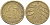 ГЕРМАНИЯ 10 РЕЙХСПФЕННИГОВ 1925 E KM 40 , J.317 алюминиевая бронза 4539-1022