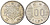Япония 100 йен 1959 год 34, Император Хирохито Сева (1926-1989) KM 78 серебро 4511-613
