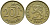 ФИНЛЯНДИЯ 20 ПЕННИ 1964 S KM 47 алюминиевая бронза 4364-4436