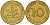 ФРГ 10 пфеннигов 1992 D J. 383, KM 108 сталь плакированная латунью    4603-641