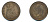 Великобритания 1 пенни 1936 Георг V (1910-1936) KM 838, Spink 4055 бронза 83-613