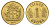 Исландия 1 крона 1974 KM 12a никель латунь UNC 4695-536