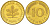 ФРГ 10 ПФЕННИГОВ 1989 F KM 108, J.383 сталь плакированная латунью 3996-715