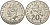Французская Новая Каледония 20 франков 1999 три быка, (IEOM) KM 12, Schoen 14, Lec 115c никель 81-343